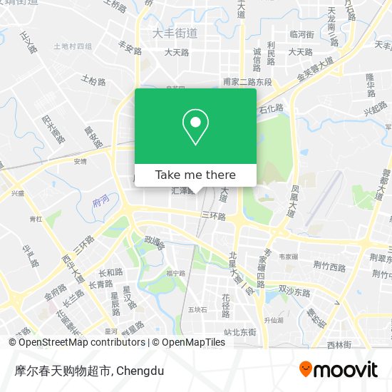 摩尔春天购物超市 map