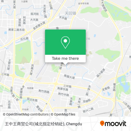 王中王商贸公司(城北指定经销处) map