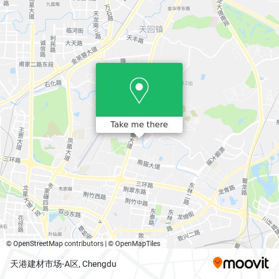 天港建材市场-A区 map