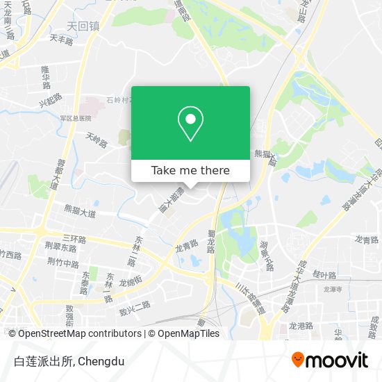 白莲派出所 map