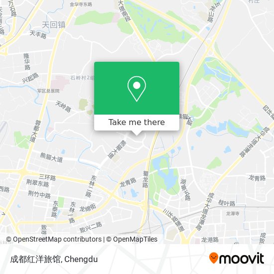 成都红洋旅馆 map