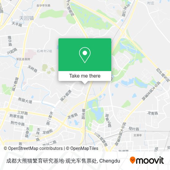 成都大熊猫繁育研究基地-观光车售票处 map