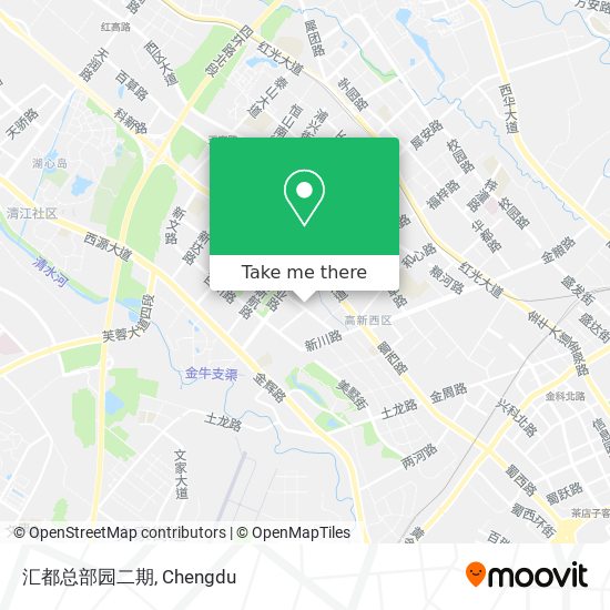 汇都总部园二期 map