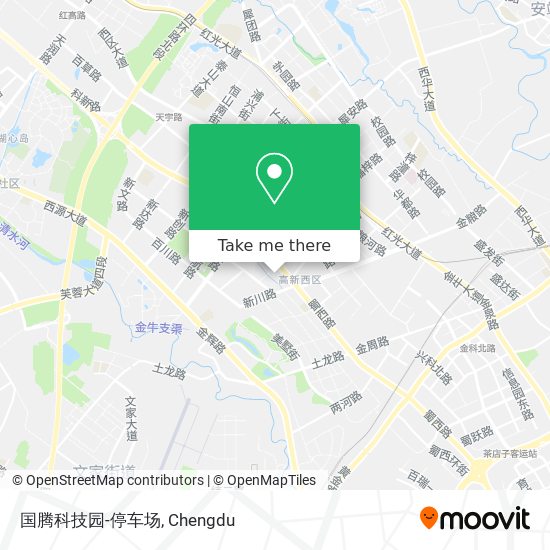 国腾科技园-停车场 map