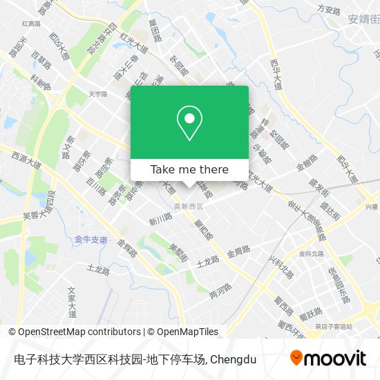 电子科技大学西区科技园-地下停车场 map