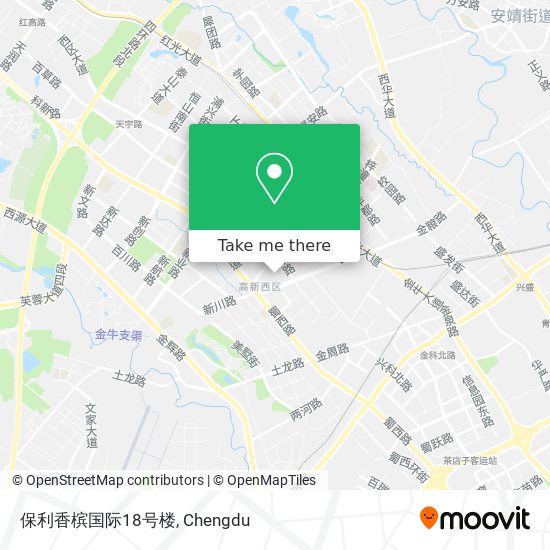 保利香槟国际18号楼 map