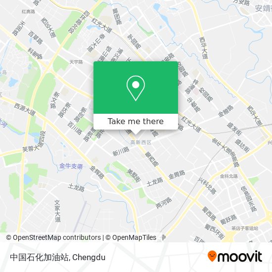 中国石化加油站 map