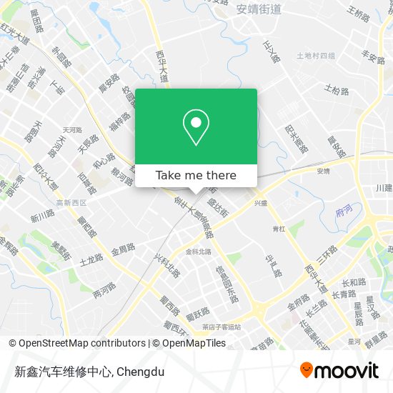 新鑫汽车维修中心 map