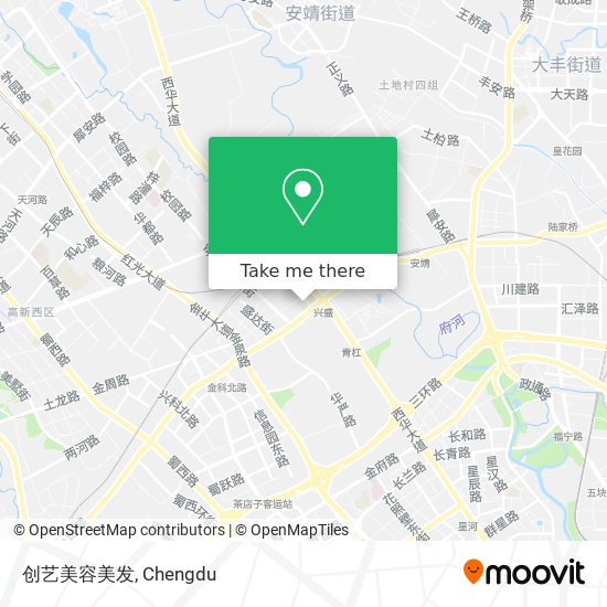 创艺美容美发 map