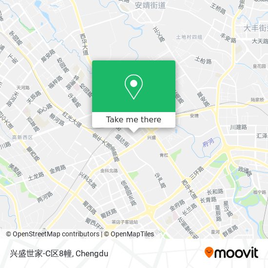 兴盛世家-C区8幢 map