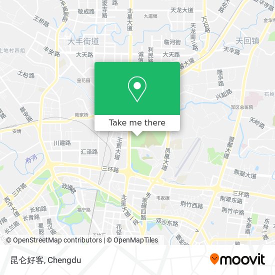 昆仑好客 map
