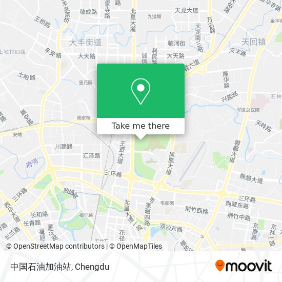 中国石油加油站 map