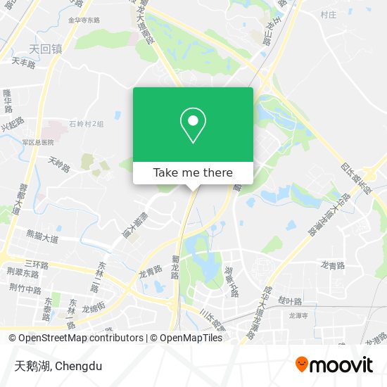 天鹅湖 map