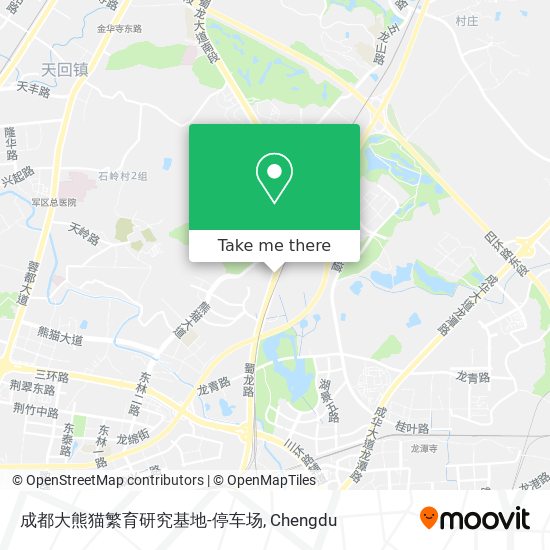成都大熊猫繁育研究基地-停车场 map