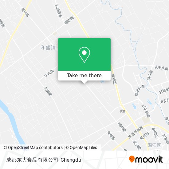 成都东大食品有限公司 map