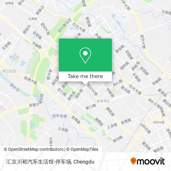 汇京川裕汽车生活馆-停车场 map