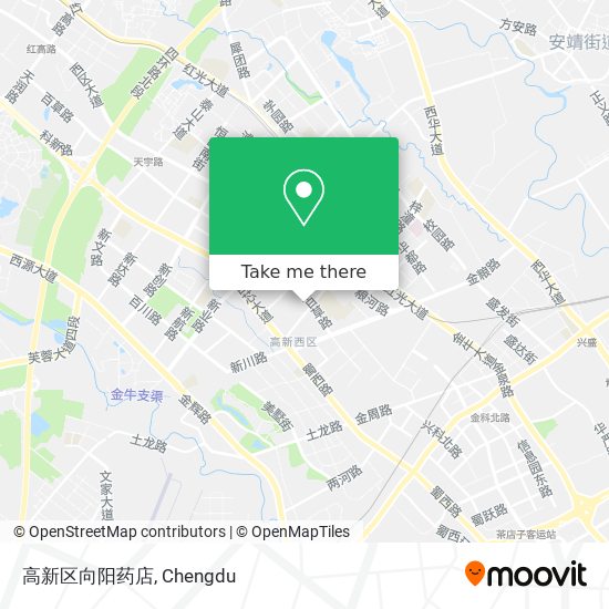 高新区向阳药店 map