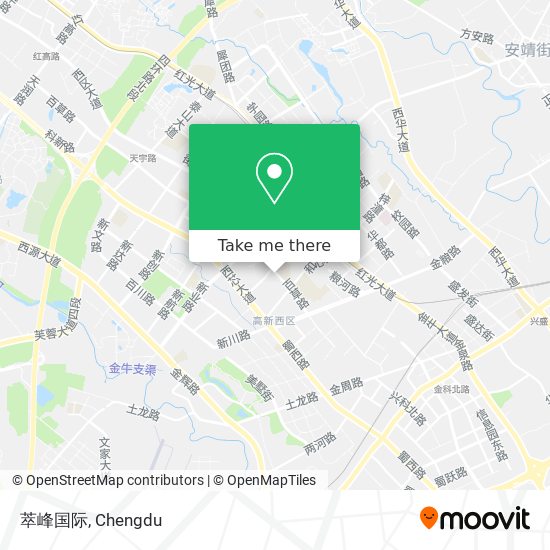萃峰国际 map