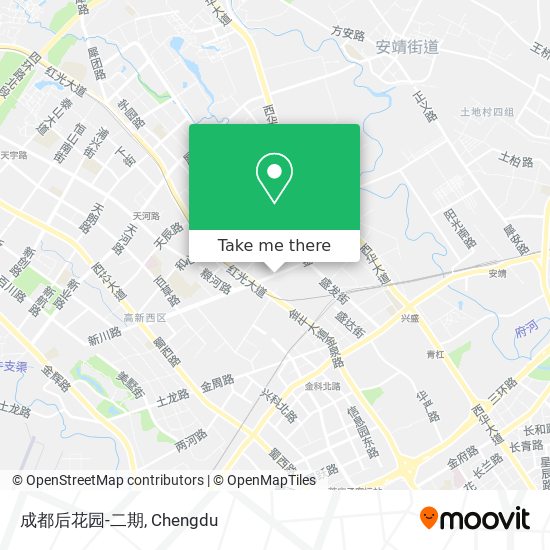 成都后花园-二期 map