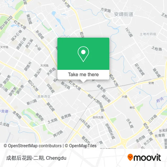 成都后花园-二期 map