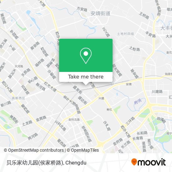 贝乐家幼儿园(侯家桥路) map