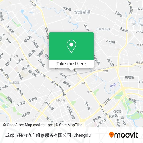 成都市强力汽车维修服务有限公司 map
