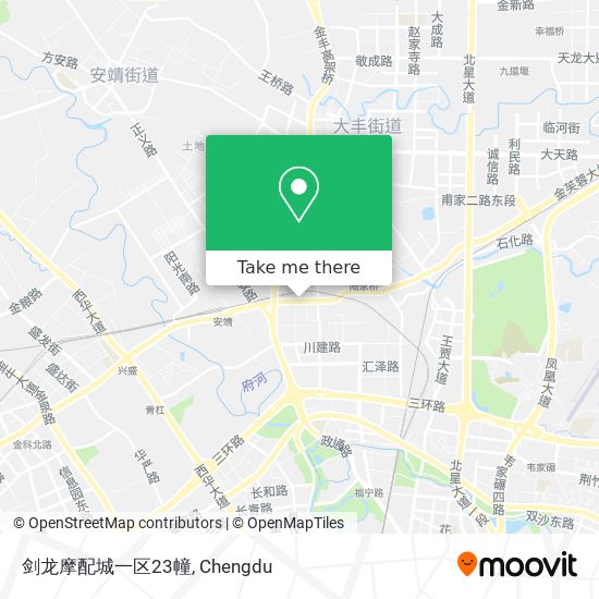剑龙摩配城一区23幢 map