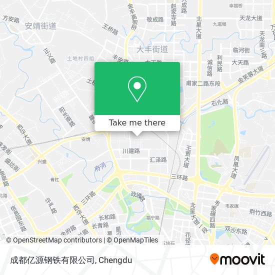 成都亿源钢铁有限公司 map