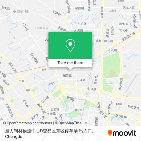 量力钢材物流中心D交易区东区停车场-出入口 map