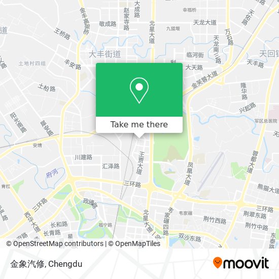 金象汽修 map