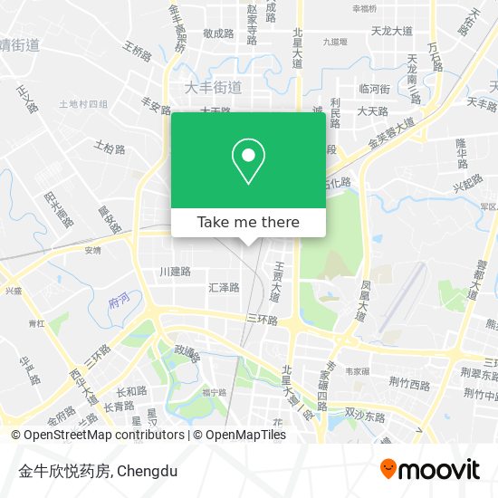 金牛欣悦药房 map