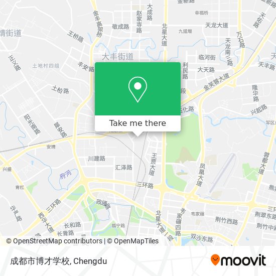成都市博才学校 map
