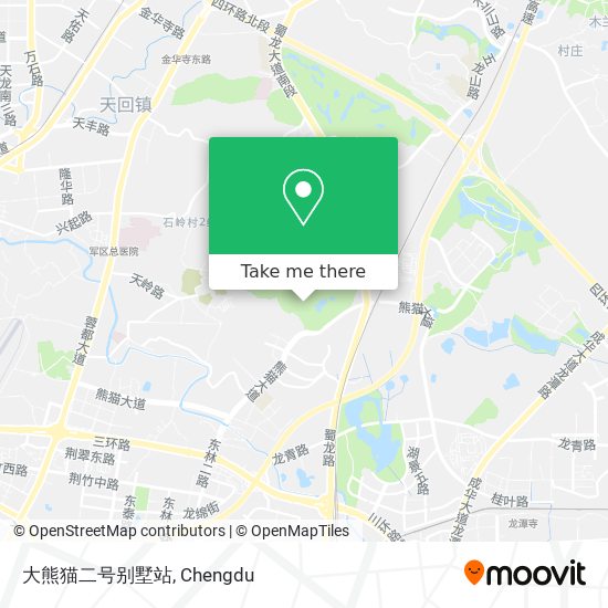 大熊猫二号别墅站 map