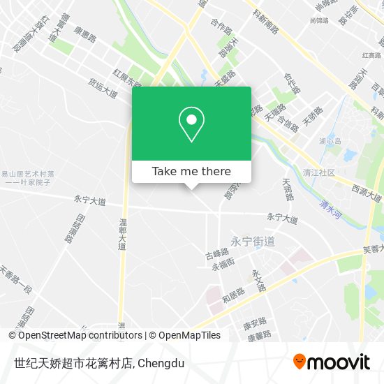 世纪天娇超市花篱村店 map