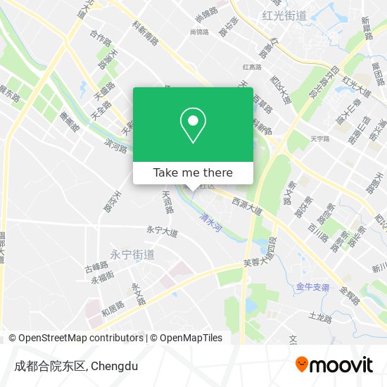 成都合院东区 map