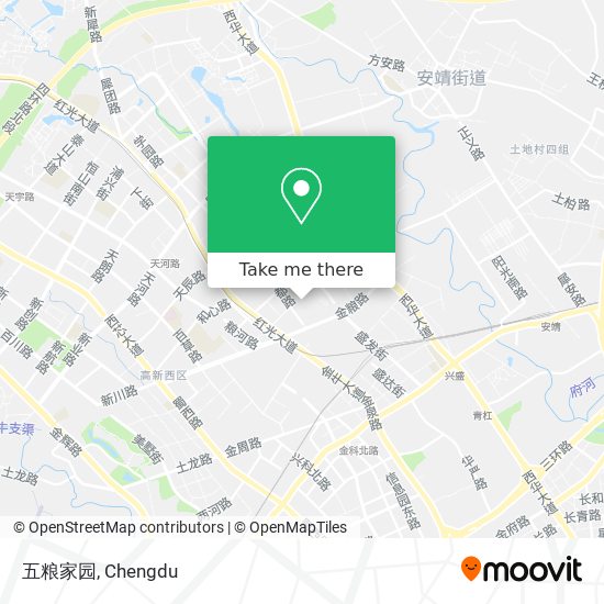 五粮家园 map