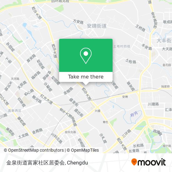 金泉街道富家社区居委会 map