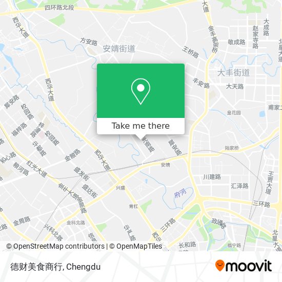德财美食商行 map