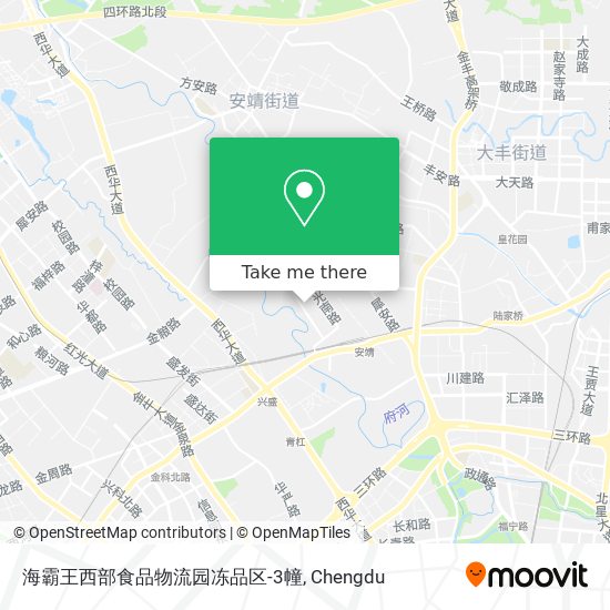海霸王西部食品物流园冻品区-3幢 map