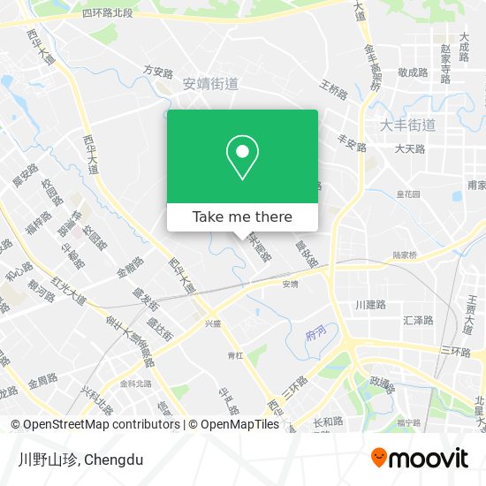川野山珍 map