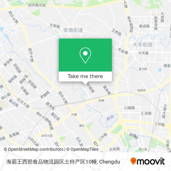 海霸王西部食品物流园区土特产区10幢 map