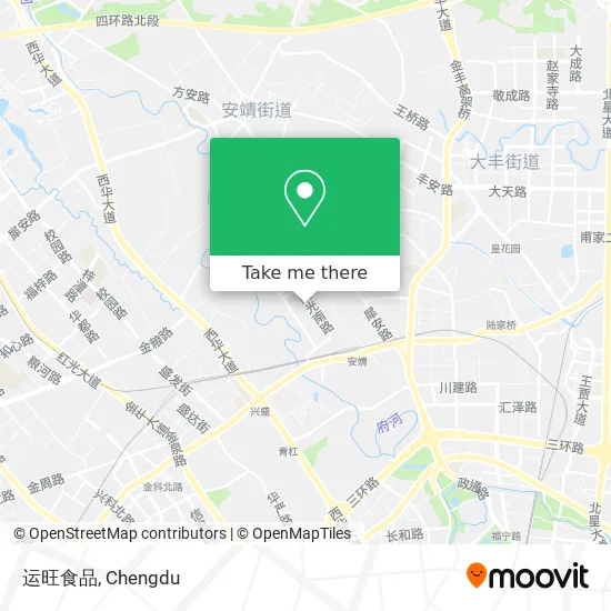 运旺食品 map