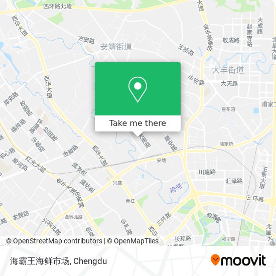 海霸王海鲜市场 map