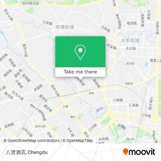 八贤酒店 map