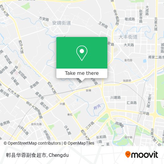 郫县华蓉副食超市 map