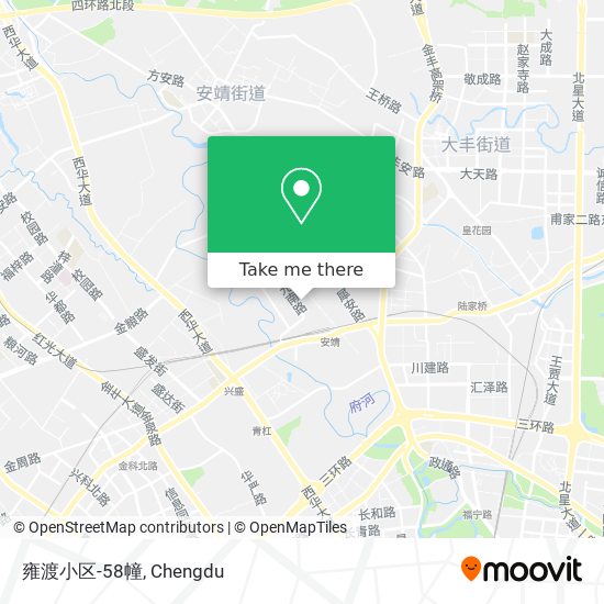 雍渡小区-58幢 map