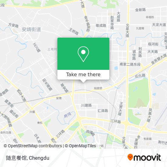 随意餐馆 map