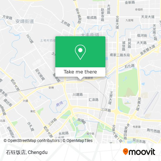 石钰饭店 map