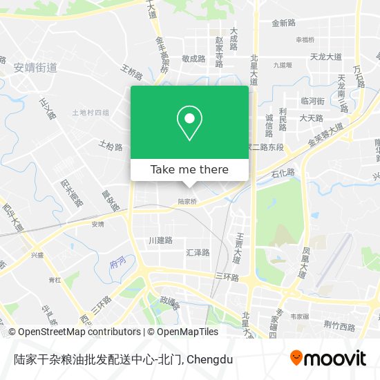 陆家干杂粮油批发配送中心-北门 map