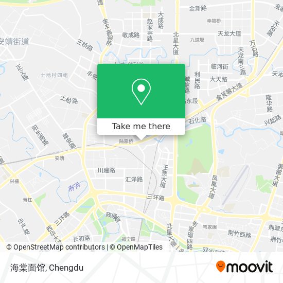 海棠面馆 map